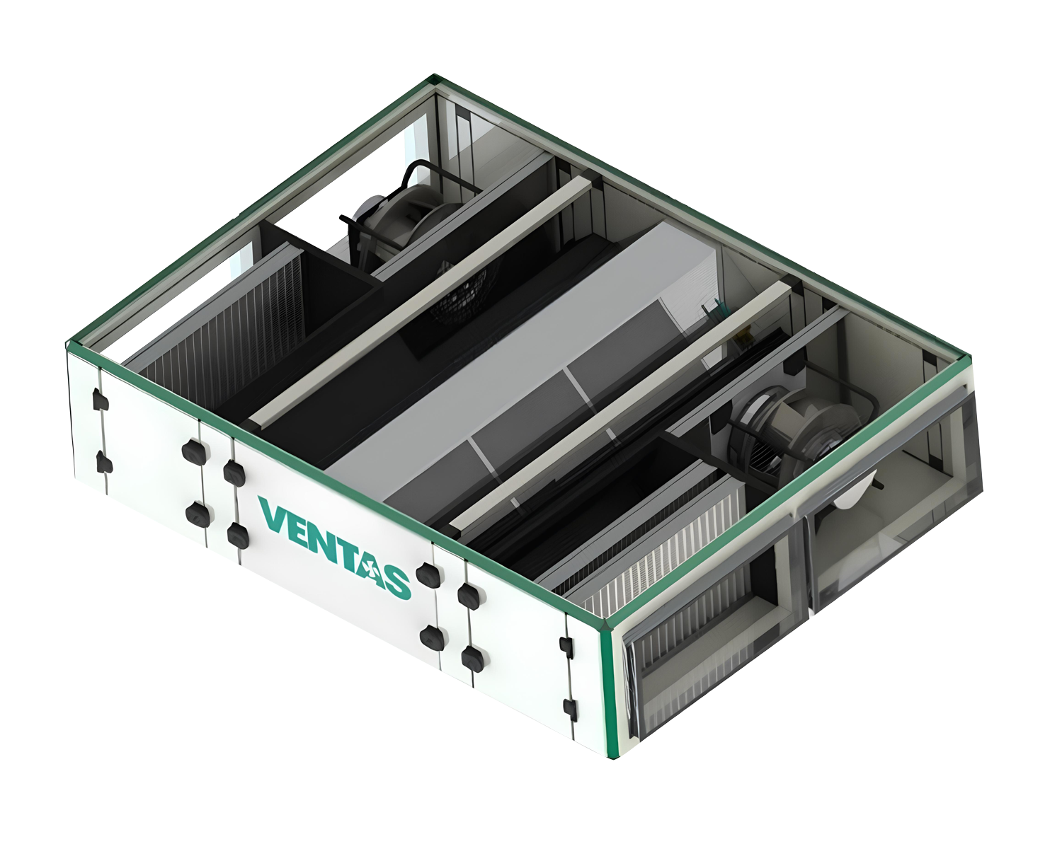 VENTAS VHRV 6GH/6GV, шестигранний рекуператор